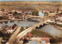 71-LOUHANS- LA SEILLE, LE SOLNAN ET LES PONTS -VUE AÉRIENNE - Louhans