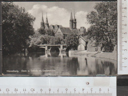 Merseburg  Dom Und Schloß Saalebrücke Gelaufen 1962 ( AK 2299 ) - Merseburg
