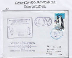 Chile 2001 Antarctic Flight From Punta Arenas To Base Frei Ca 1 OCT 2000 (FREI239B) - Vols Polaires