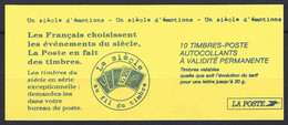 Yv 3085-C6  Carnet Pour Guichets, Un Siècle D'émotions, Marianne 14 Juillet ** - Ohne Zuordnung