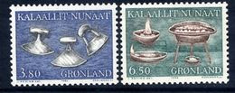 GREENLAND 1986 Historic Artefacts I MNH / **.   Michel 165-66 - Neufs