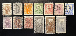 GREECE, 1901 Flying Hermes, Short Set, USED - Used Stamps