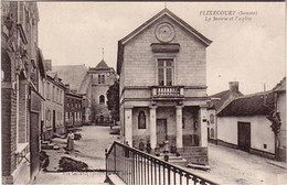 REF12.004   SOMME. FLIXECOURT.  LA MAIRIE ET L'EGLISE - Flixecourt