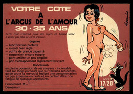 Humour Sexe - Cote à L'argus De L'amour 30-35 Ans #04031 - Humor