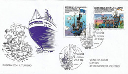 Fdc Venetia 2004:EUROPA ,viaggiata - FDC
