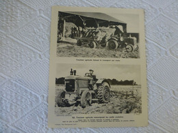 Tracteur Agricole RENAULT Vers 1930, Affiche 24x30 Cm, Ref 1085 ; GR 02 - Affiches