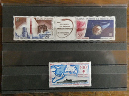 SAINT PIERRE ET MIQUELON Poste Aérienne Neuf Avec Petites Traces De Charnière - Unused Stamps