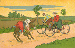 190322 - CARTE PUBLICITAIRE 76 NEUFCHATEL EN BRAY CROSNIER LABEY BUCOURT Horlogerie Bijouterie Piano Vélo âne Cyclisme - Neufchâtel En Bray