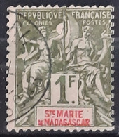 Madagascar Sainte-Marie 1894 N°13 Ob TB Cote 52€ - Used Stamps