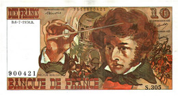 T 1 >   France 	10 Francs	B.6-7-1978.B .	Berlioz	7617900421	S .305 - 10 F 1972-1978 ''Berlioz''
