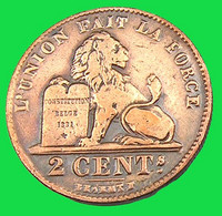 2 Centimes  - Belgique - 1909 - Cuivre - TB + - - 2 Cents