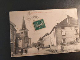 88 - Vosges -BROUVELIEURES-Rue De L'Eglise - Le Centre - Brouvelieures