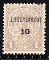 Luxembourg 1910  Prifix Nr. 67 - Vorausentwertungen