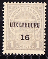 Luxembourg 1916  Prifix Nr. 104 - Vorausentwertungen