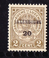 Luxembourg 1920  Prifix Nr. 120 - Preobliterati