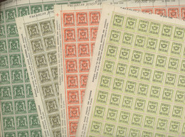 PREOS 29**.   1-VII-1945 --- 31-VI-46. EN  PANNEAUX DE 100.superbe Bords Complets   COTE. 250-€. - 1931-1950