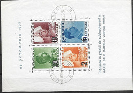 Romania Used Sheet 1937 20 Euros - Blocks & Sheetlets