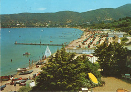 ISOLA D ELBA - PROCCHIO - LA SPIAGGIA - F.G. - STORIA POSTALE - Livorno