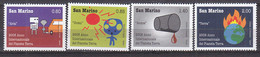 Y7979 - SAN MARINO Ss N°2174/77 - SAINT MARIN Yv N°2121/24 ** PLANETE TERRE - Unused Stamps