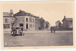 49588  Athus   Quartier  De La  Gare  Ancienne  Voiture - Aubange