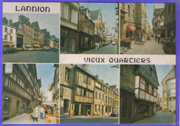 Carte Postale 22. Lannion  Les Vieux Quartiers   Très Beau Plan - Lannion