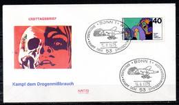 ALLEMAGNE. N°713 De 1975 Sur Enveloppe 1er Jour. Drogue. - Drogen