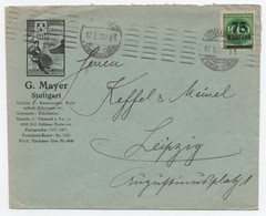 Brief, Stuttgart, Gel. 1923, "  G. Mayer, Korbmöbel, Kinderwagen", Nach Leipzig - Covers & Documents