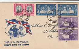 South Africa Union - 1947 - Visit Of The British Royal Family - Covers & Documents