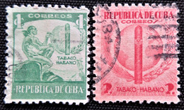 Timbre De Cuba Y&T N° 257 Et 258 - Gebruikt