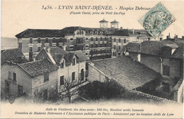 69 - LYON SAINT IRENEE Hospice Debrousse Façade Ouest Prise Du Petit Sainte Foy Timbrée - Other