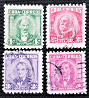 Timbre De Cuba Y&T N° 402_403_404_404A - Used Stamps