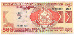 VANUATU  500 VATU  ( Odo Tevi )   Fil D'argent.,lot  2 Billets à Suivre  NEUFS - Vanuatu