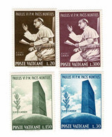 VATICAN N° 434/437** Cote 3.25€ - Nuevos