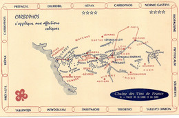 Buvard Produits Pharmaceutique Chaine Des Vins De France, Vallée De La Loire Et Du Cher - Produits Pharmaceutiques