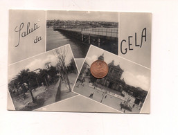 Delcampe - CL218 Sicilia GELA Caltanissetta 1952 Vedutine - Gela