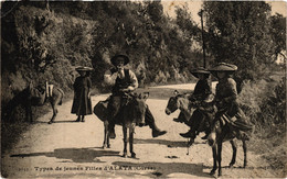 CORSE - TYPES DE JEUNES FILLES D'ALATA - Anes - 1915 - Ajaccio