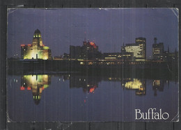 BUFFALO 1986  - SKYLINE AT NIGHT - Buffalo