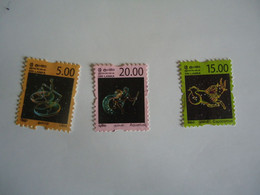 SRI LANKA USED  STAMPS   3  ZODIAC - Holograms