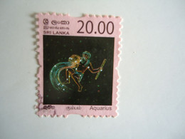 SRI LANKA USED  STAMPS     ZODIAC - Hologramas