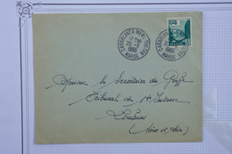 R6 MAROC  BELLE  LETTRE  1955 CASABLANCA   POUR LOUHANS  FRANCE  +  +AFFRANCH. PLAISANT - Storia Postale