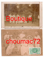 (Côte D'Ivoire) 125, Bingerville, Lot De 2 Cartes Photo, Tennis De Bingeville - Ivoorkust