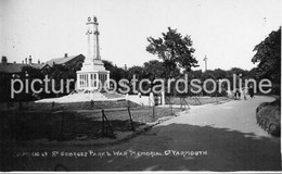 GREAT YARMOUTH ST GEORGES PARK AND WAR MEMORIAL OLD R/P POSTCARD NORFOLK - Great Yarmouth