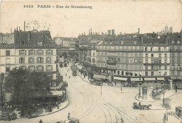 Paris - 10ème - La Rue De Strasbourg - Grand Hôtel Des Voyageurs - Hôtel De Lorraine - Arrondissement: 10