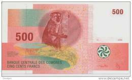 COMOROS P. 15c 500 F 2020 UNC - Comoros
