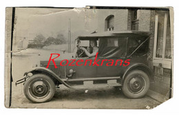 Oude Foto Oldtimer Ancienne Voiture Car Old Photo Photograph Unknown A Identifier Onbekend - Altri & Non Classificati
