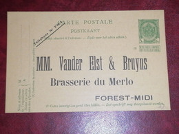 EP 5c Repiquage Brasserie Du Merlo Uccle (EP Neuf) ) - AK [1871-09]