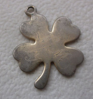 Pendente Ciondolo Quadrifoglio   Bigiotteria Vintage H 3 Cm - Pendants