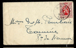 Env. Carte De Visite: Obl. KAIN  30/12/1929 - Rural Post