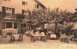 64 - PYRÉNÉES-ATLANTIQUES - BIRIATOU - Hôtel-restaurant BONNET-ATCHENIA - Terrasses - état Voir Scans (10046) - Biriatou