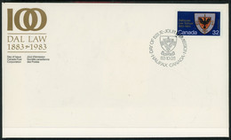 Canada FDC 1983 Law School Coat Of Arms - Lettres & Documents